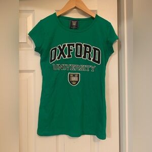 NWT Green Oxford University T-Shirt - Small